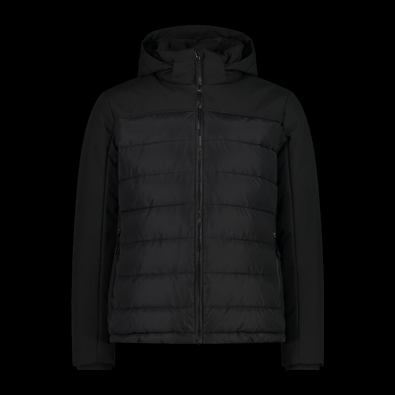 CMP men's winter with hood, sports, insulated, black ( ) fekete dzseki