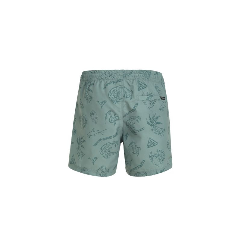 O'Neill Mix&Match Cali Print 15'' Swim zöld shorts, swimming shorts