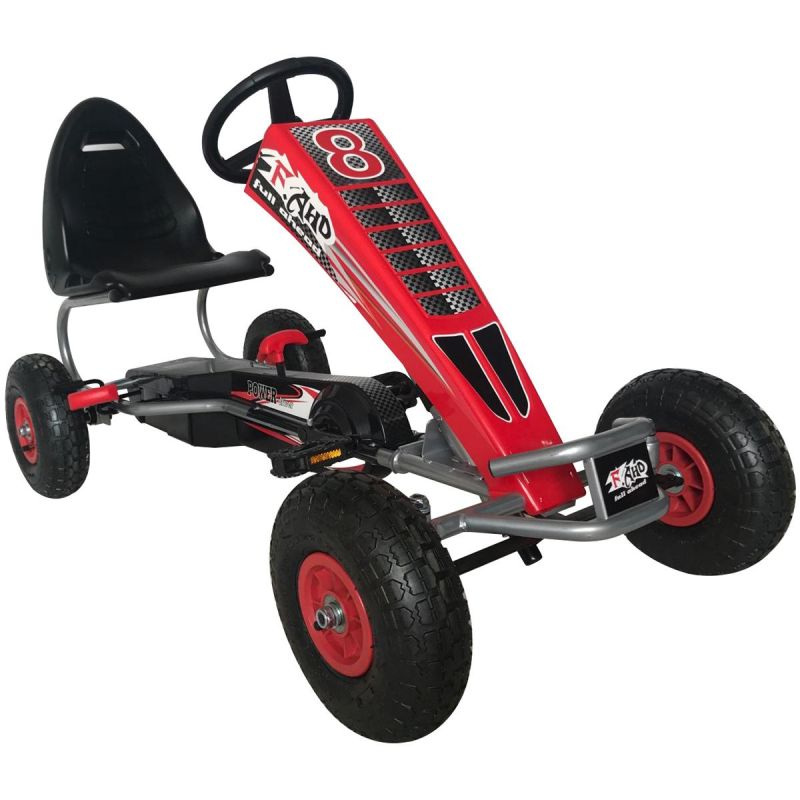 Enero 14 Red Pedal Car Go Kart piros toys