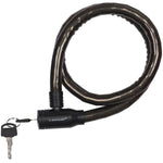 Dunlop SPIRAL BICYCLE LOCK WITH KEY, HOSE, , BLACK fekete kiegészítő GSP-1042671