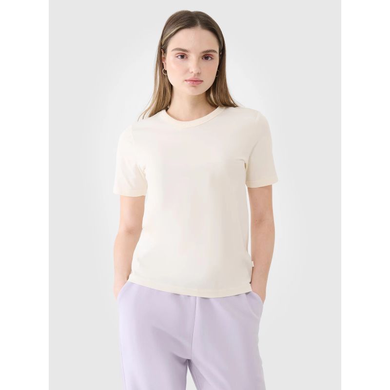 Women's oversize T-shirt with modal 4F 4FWSS25TTSHF1991-11S póló