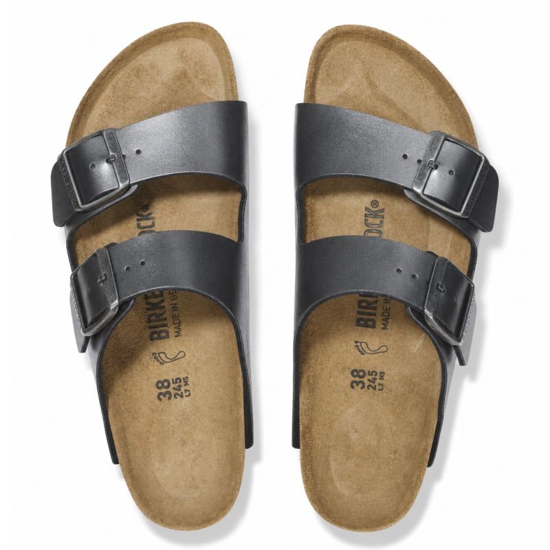 Birkenstock Arizona BF Metallic Black ( ) fekete utcai cipő 1029233