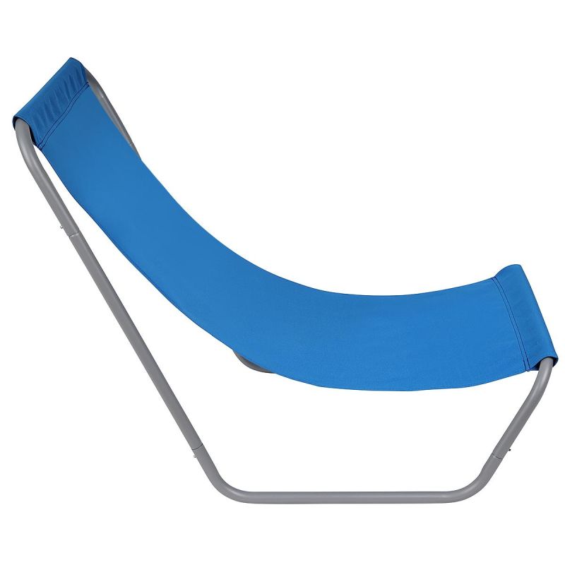 Enero Foldable Garden And Beach Chair And Bag Blue Camp kék deckchairs, bags
