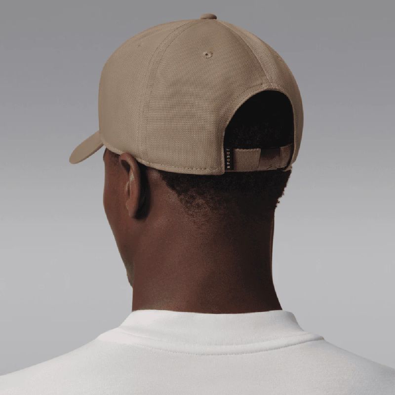 AIR Jordan Rise Structured Metal Jumpman Khaki Cap - m/l hats, caps