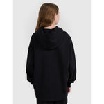 Girls' sweatshirt with hood, open, 4F 4FJRAW25TSWSF2293-20S kapucnis pulóver