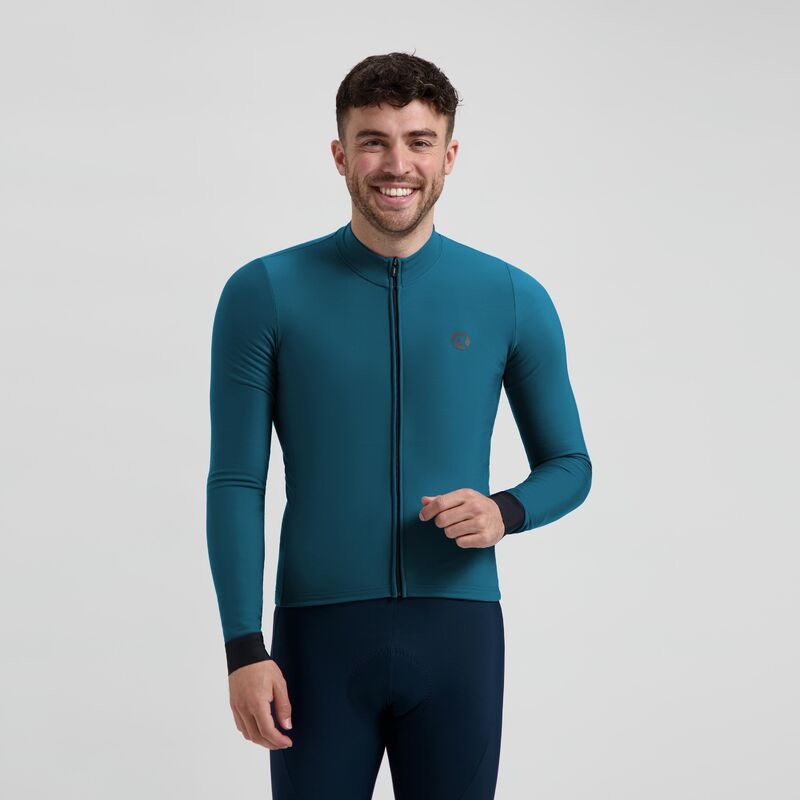 Rogelli SIGNATURE long sleeve t-shirt kék póló