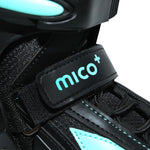 Inny Mico Volt Blue roller skates black and blue fekete korcsolya PW-126B-9