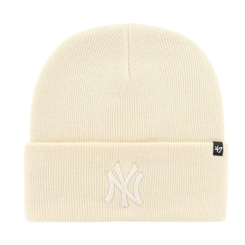 47 Brand Cream New York Yankees Hat B- bézs kötött sapka B-HYMKR17ACE-NTO15121343