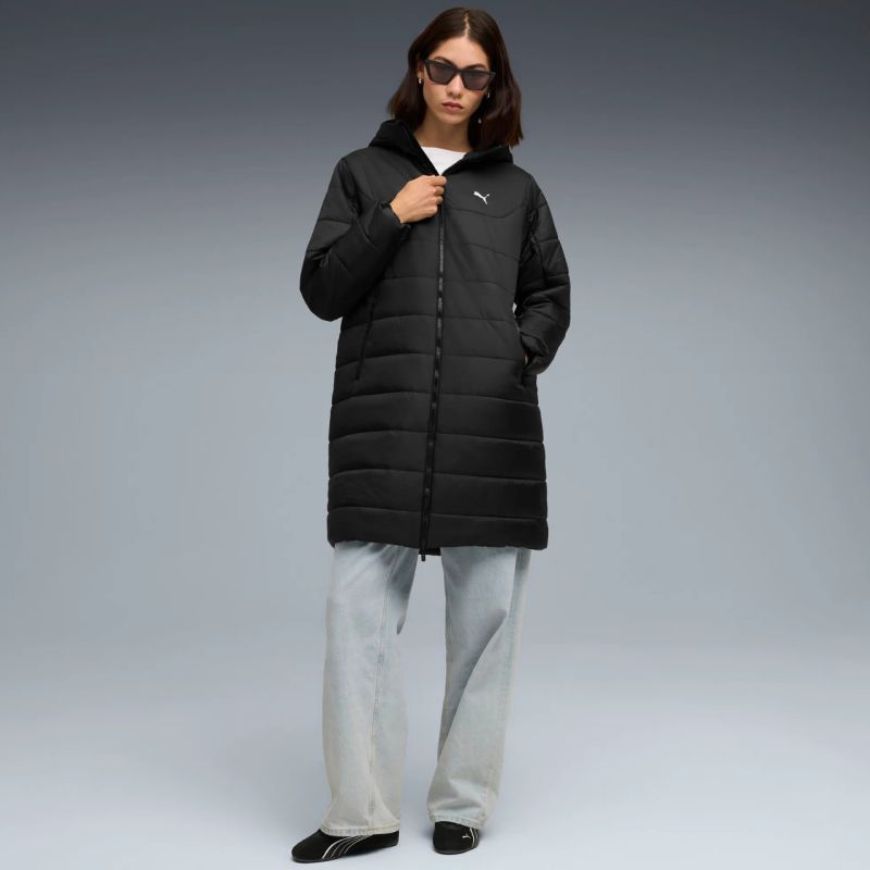 Puma ESS Hooded Padded Parka Women's Jacket Black 685232 01 General