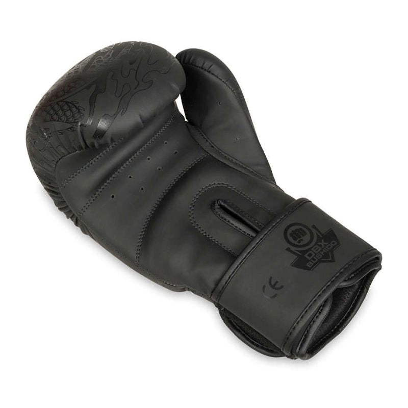 DBX Bushido 8oz Boxing Gloves - Black Dragon - Valor Series fekete kesztyű