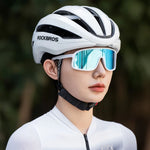 Rockbros LK-79 Bike Helmet 58–62 cm - White biały helmets, lights