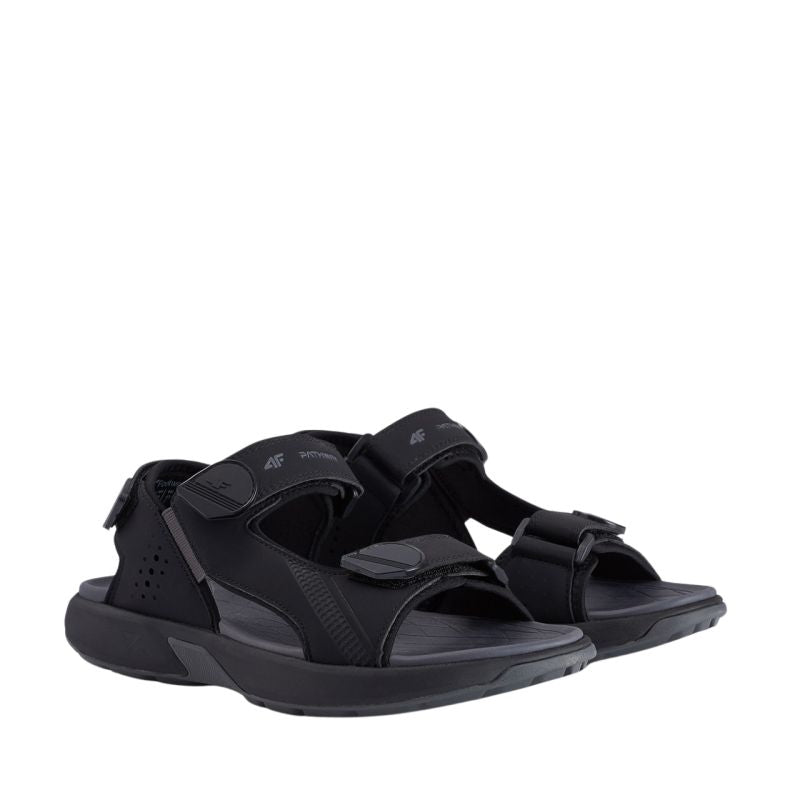 4F Men's sandals M1118 black 21S fekete cipő 4FWSS26FSANM11821S