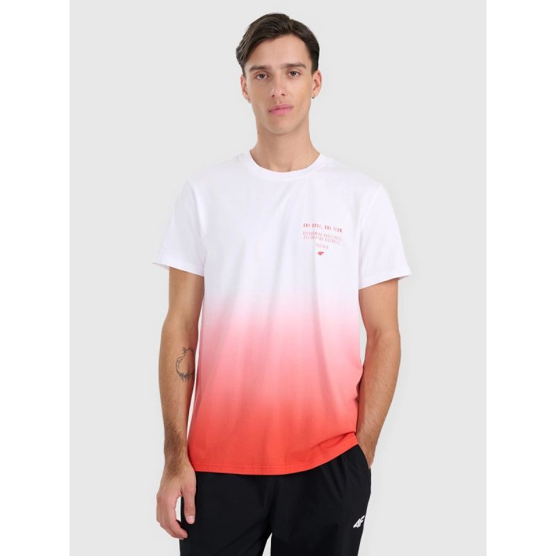 Men's regular printed T-shirt 4F 4FRAW25TTSHM3226-62S póló