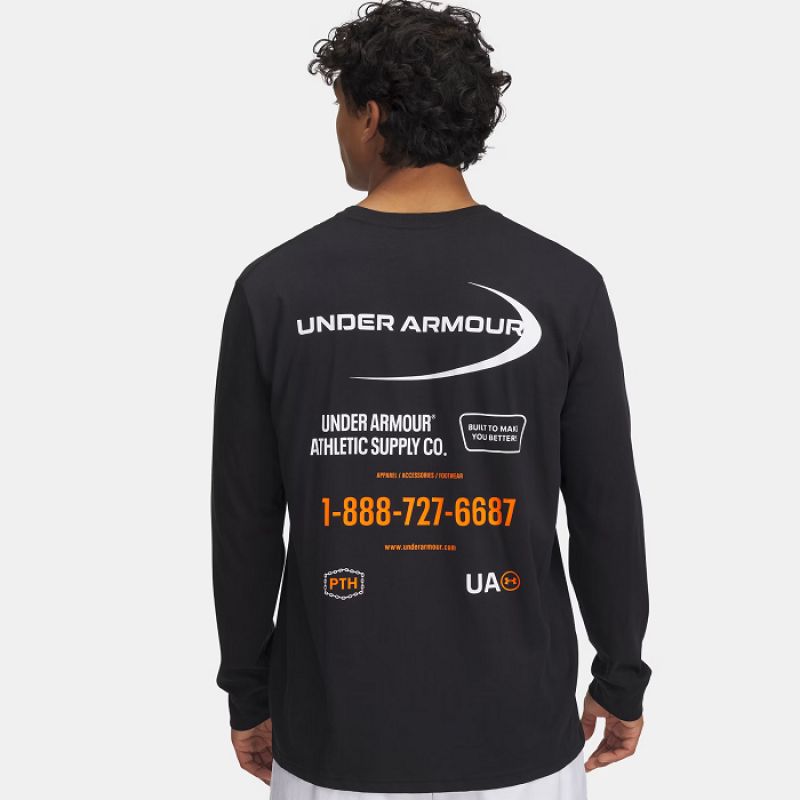 Under Armour Workwear Logo T-shirt LS M 1390167001 Póló