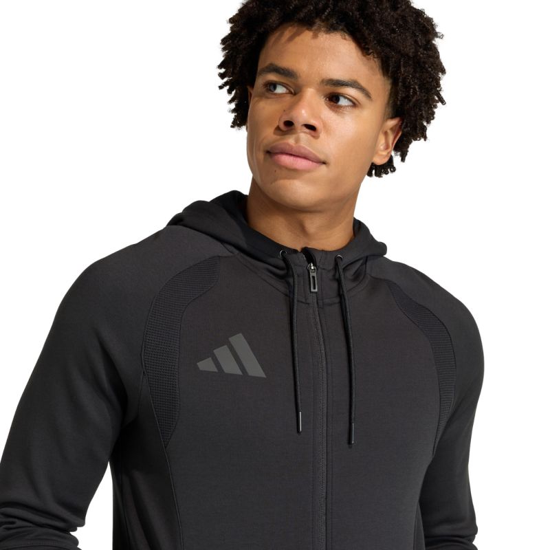 Men's adidas Tiro 26 Travel Sweat Hoodie Black KF6075 fekete kapucnis pulóver