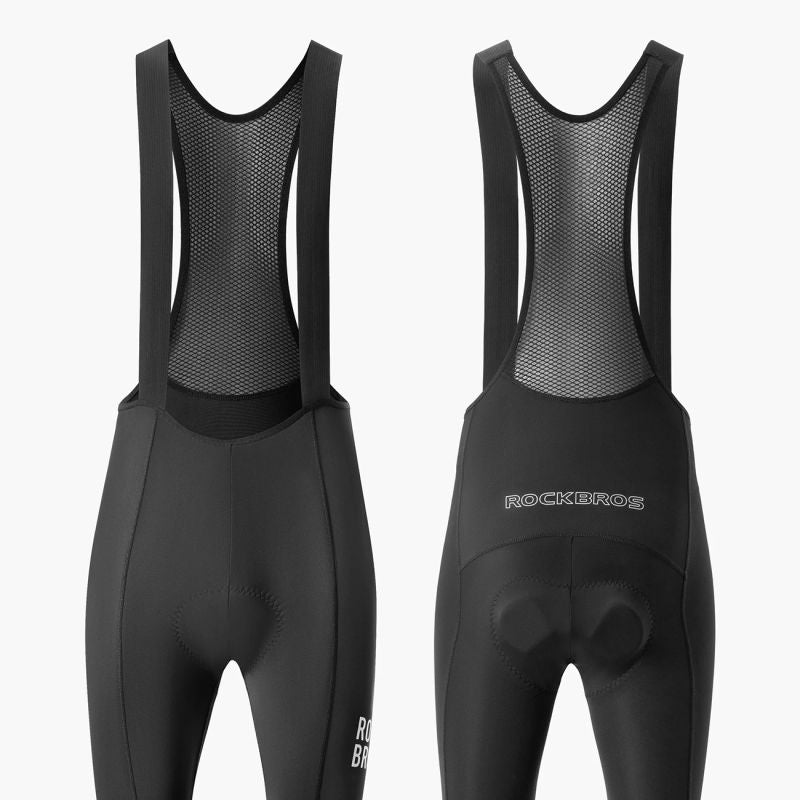 Rockbros 200021 Long Cycling Bib with Pad Size - Black fekete nadrág