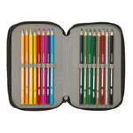 Real Madrid pencil case with equipment triple filled pencil case 37 pcs 412654857