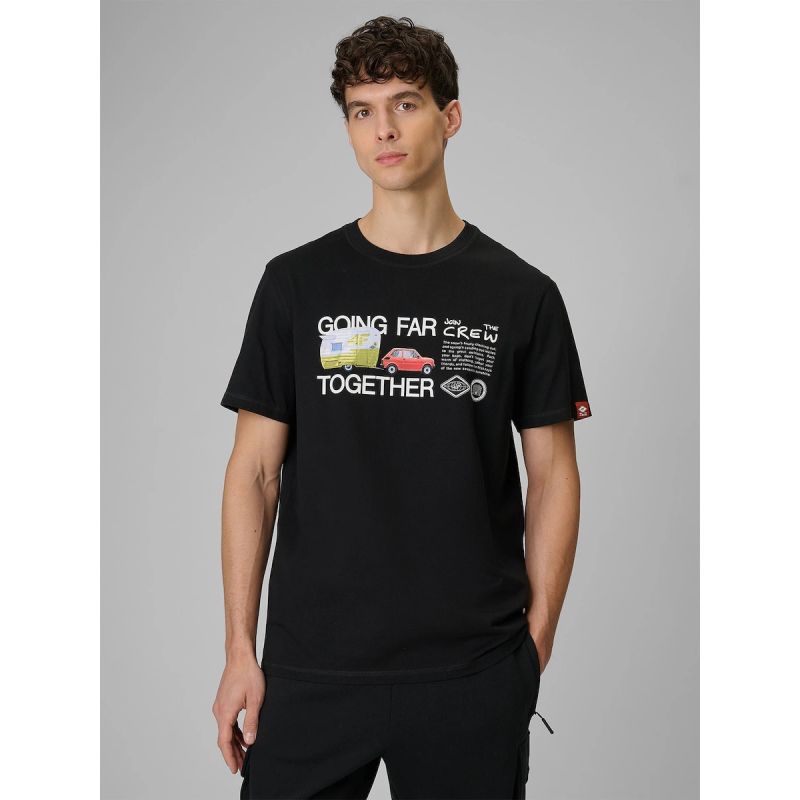 4F Men's regular printed T-shirt póló 4FRSS26TTSHM3810-20S