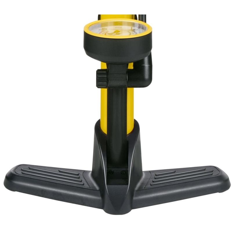 Dunlop Workshop Bicycle Pump (16bar) With Manometer Yellow sárga pumpa GSP-255255