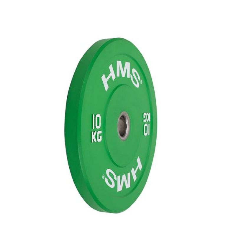HMS GREEN BUMPER Olympic Plate 10 kg CBR10 zöld póló 17-61-021