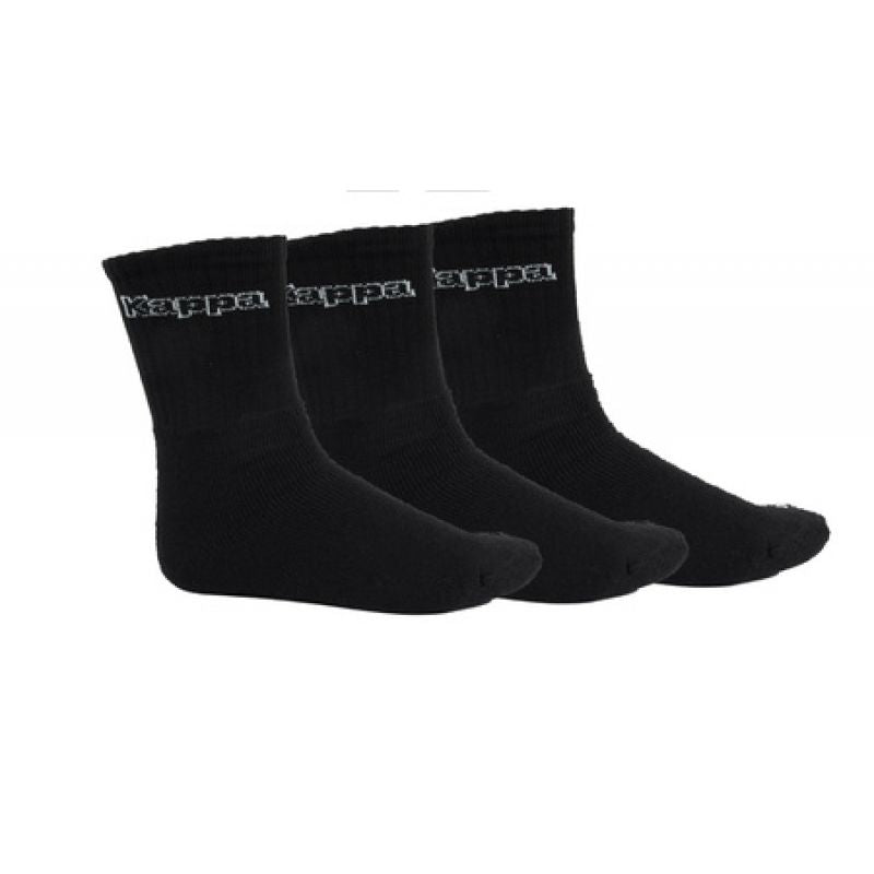 Kappa black long socks fekete zokni 34113IW901