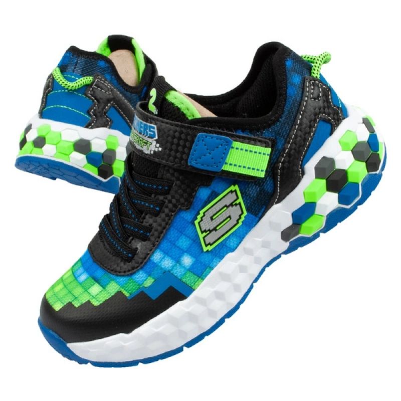 Skechers Minecraft LED Jr 402204L/BBLM Utcai cipő