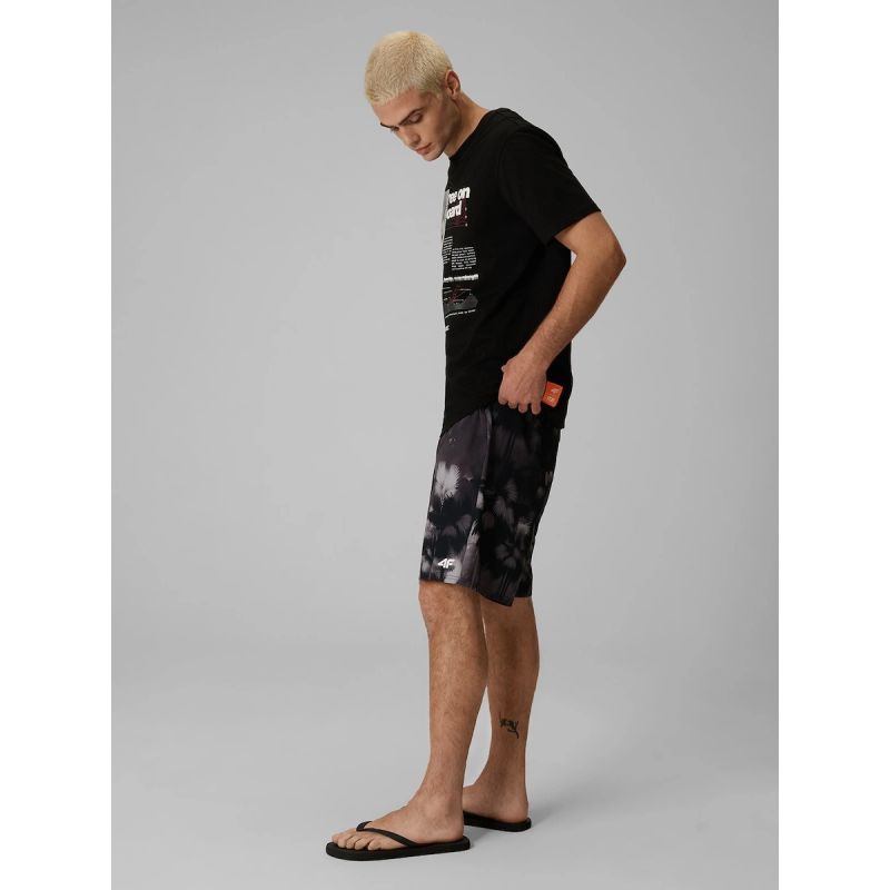 4F Men's boardshorts with UPF50+ sun protection short 4FRSS26UBDSM267-90A