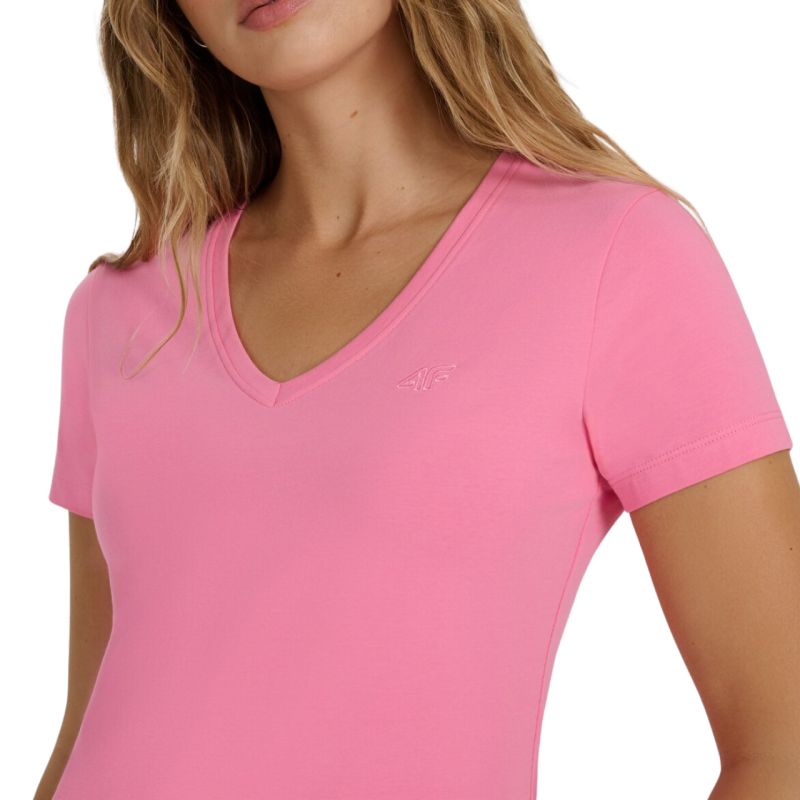 4f Women's T-shirt F2969 pink 4FWAW25TTSHF2969 54S Ruházat