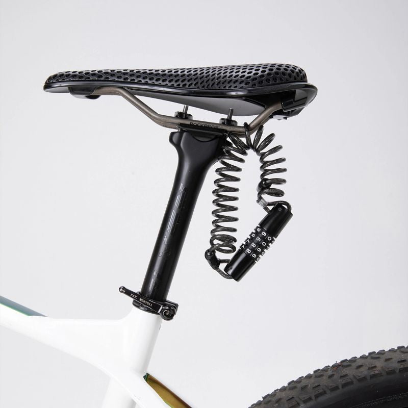 Wozinsky WBN-01R bicycle lock for a bicycle helmet, waterproof, 4-digit combination - black fekete sisak 304004-199008