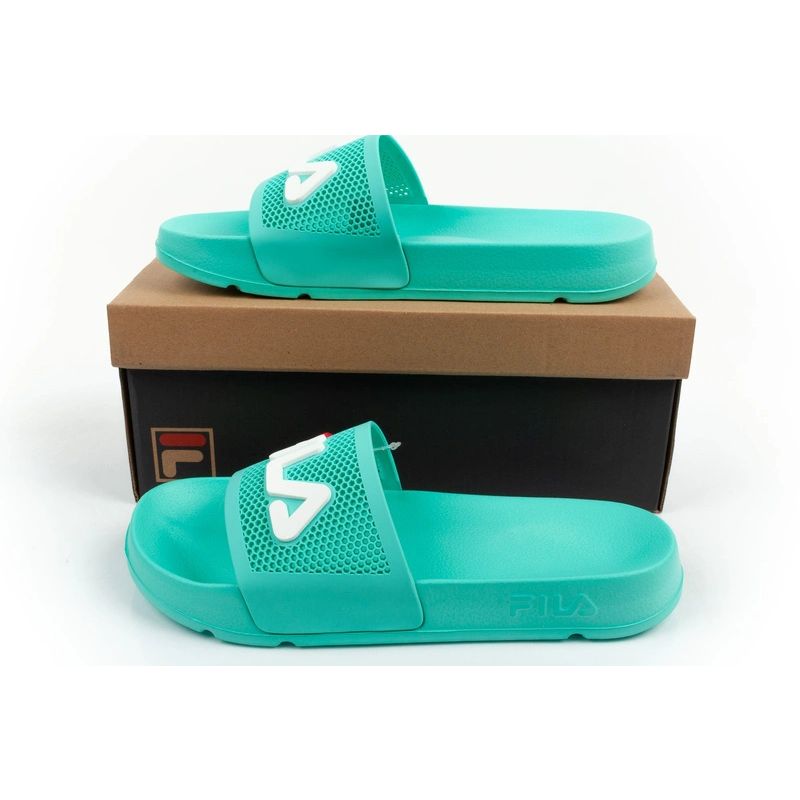 Fila women's sports flip-flops Morro comfortable green slippers for the pool zöld papucs