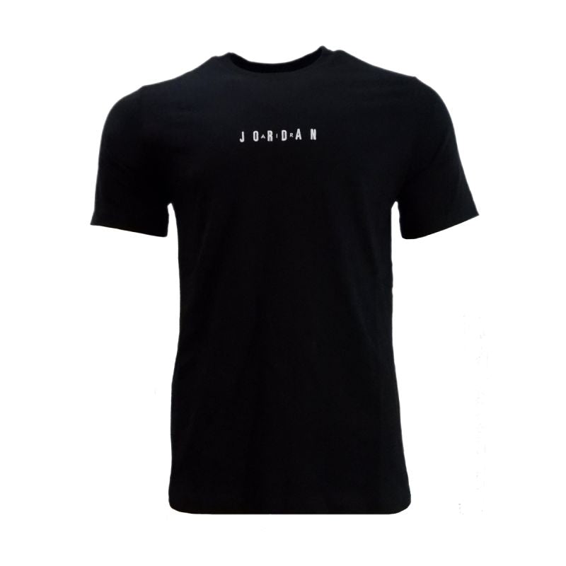 AIR Jordan Jumpman Embroidered Air Crew Men's T-shirt Black - fekete póló