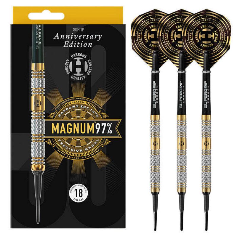 Harrows MAGNUM 97% 50th ANNIVERSARY EDITION softip darts Kiegészítő