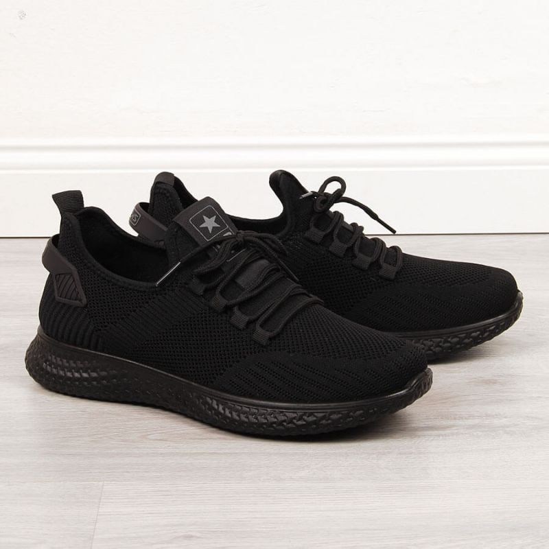 Inny NEWS M EVE266A black textile sports Utcai cipő