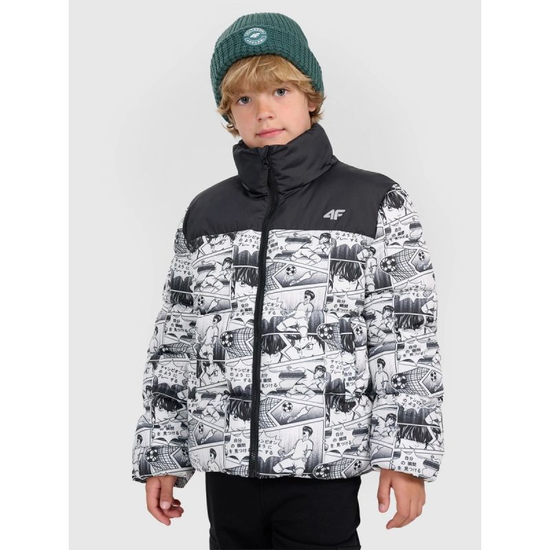 Boy's down with synthetic filling 4F 4FJRAW25TDJAM0749-10A kabát