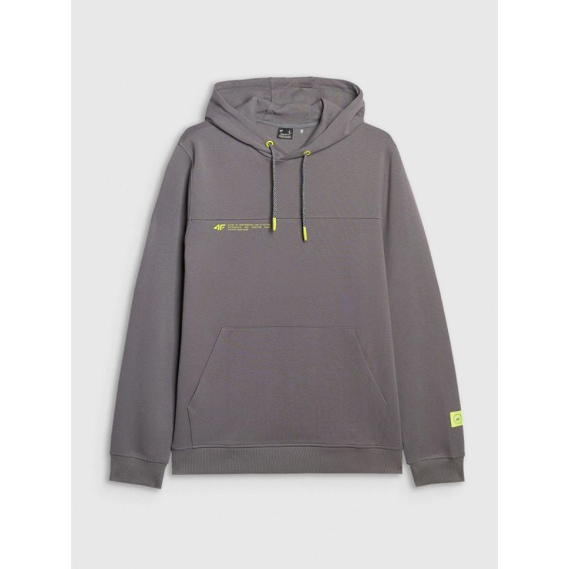 4f Men's sweatshirt with hood, open, 4FRAW25TSWSM2458-23S General