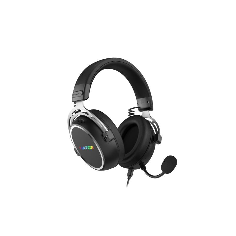 HATOR Hypergang 3 USB Wired & Wireless Headband Gaming Headset USB Type-C / USB Type-A Bluetooth Black