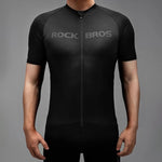 Rockbros 15120002003 Sleeve Cycling Jersey - Black fekete short