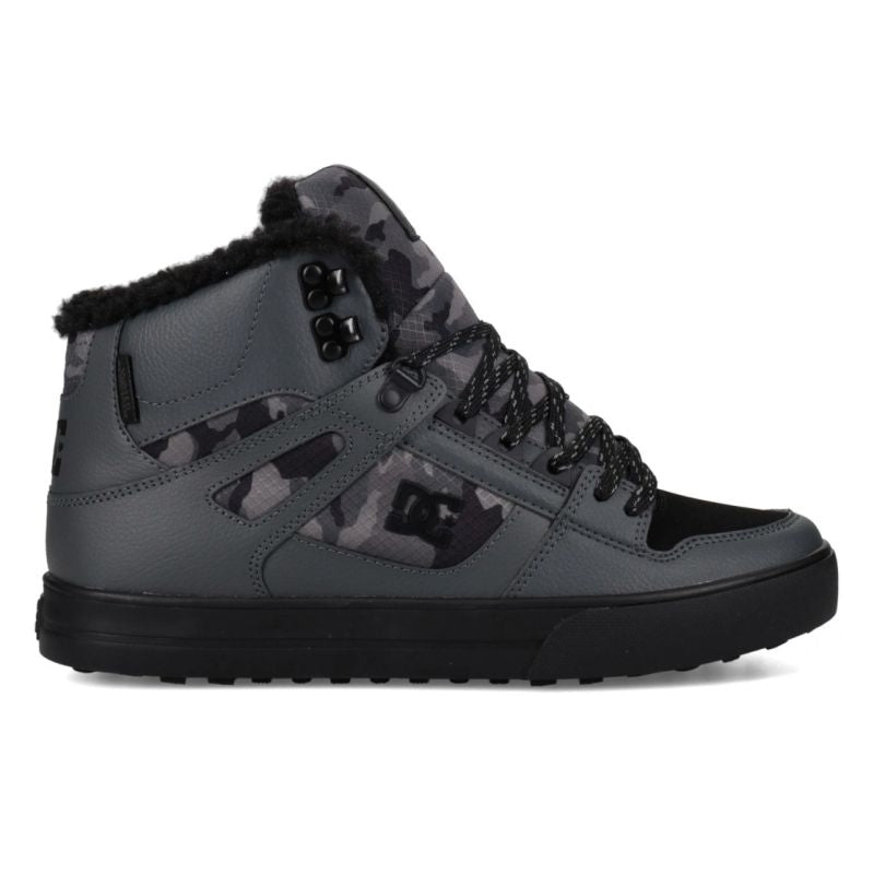 DC SHOES PURE HIGH TOP WC WNT DC01802021 Dark Gray fekete utcai cipő
