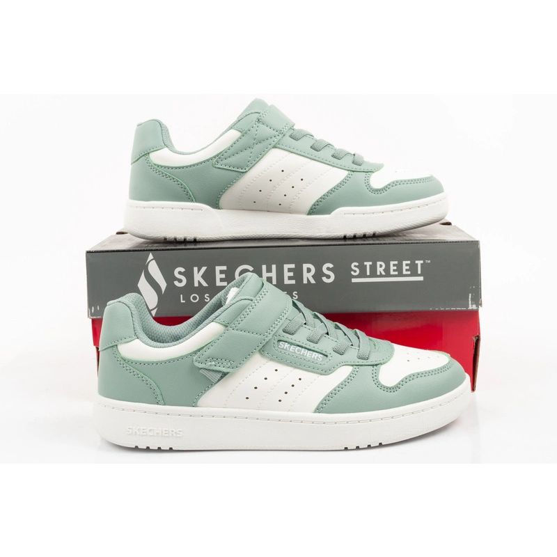 Skechers Quick Street Velcro Slip-On Kids' Trainers utcai cipő 405638L/SAGE