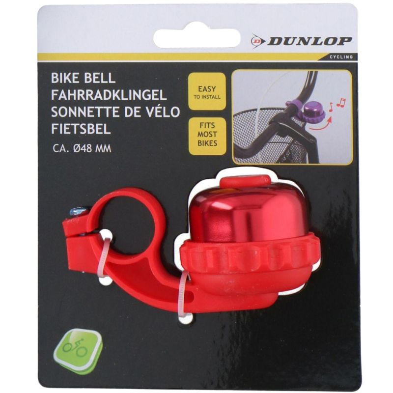 Dunlop bicycle bell, diameter 48 mm, piros kiegészítő 1049311
