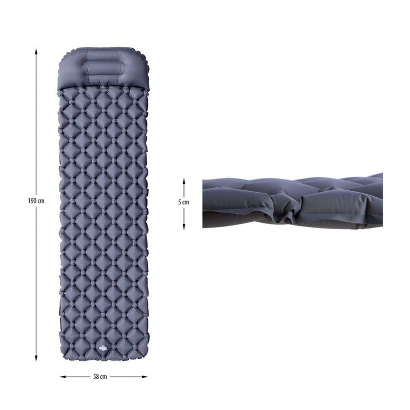 Nils Camp NC4006 camping mat with pump - 5 cm 15-05-028 szürke kabát
