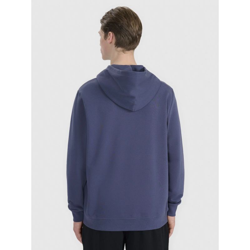 Men's sweatshirt with hood, open, 4F 4FRSS25TSWSM2201-22S kapucnis pulóver