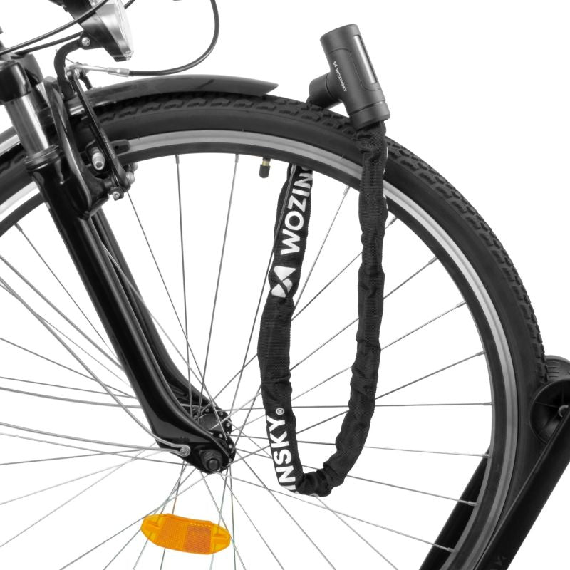 Wozinsky WZR-K2 Keyed Chain Bicycle Lock - Black fekete elektronika 304004-210637