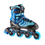 NH18192A 4in1 BLACK-BLUE SIZE L(39-43) ROLLER SKATES WITH HOCKEY SLEEVE NILS EXTREME kék görkorcsolya
