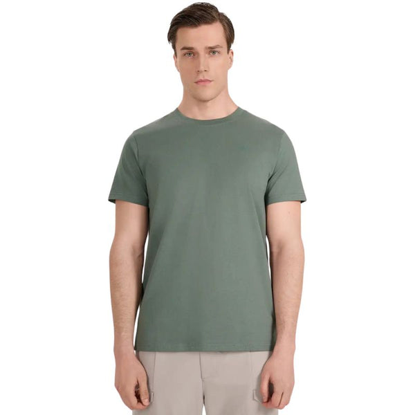 4f Men's T-shirt M2441 green 4FWAW25TTSHM2441 41S Ruházat