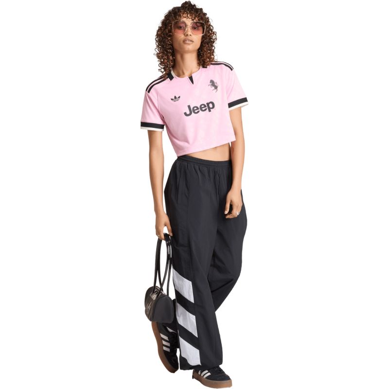 Adidas Juventus 26/27 Away Cropped Jersey Women's Pink/Black 2xs kiegészítő KB8842