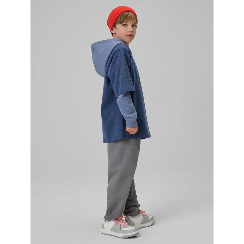 Boy's regular hooded sweatshirt 4F