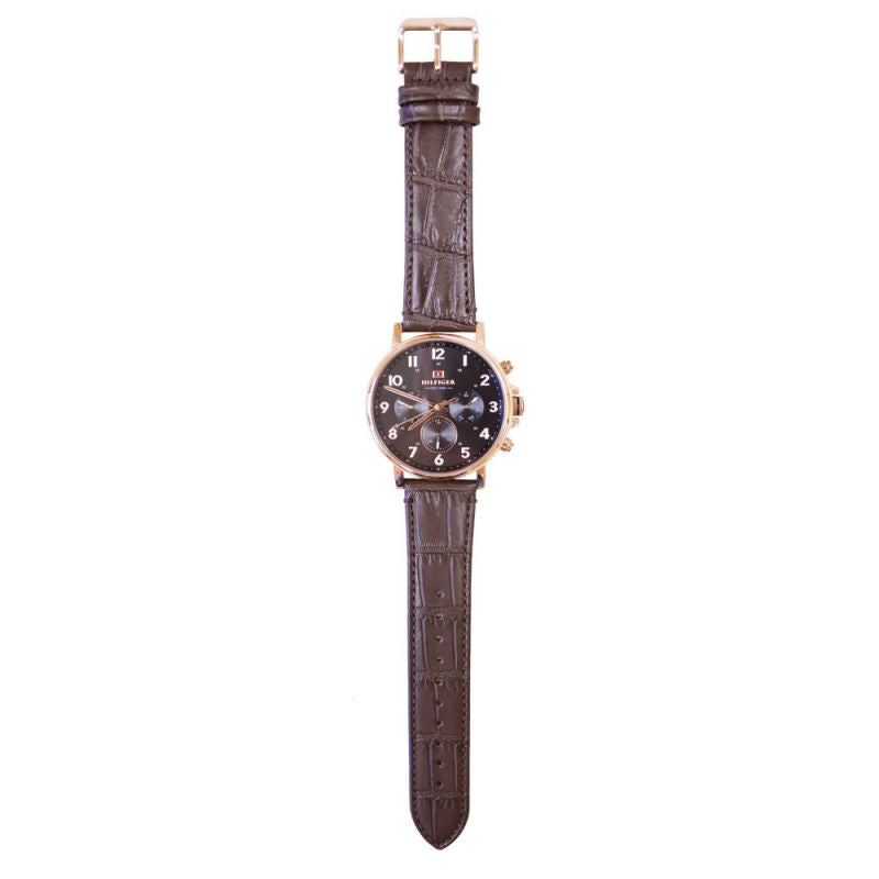 Tommy Hilfiger Daniel men's watch brown - uniwersalny karóra