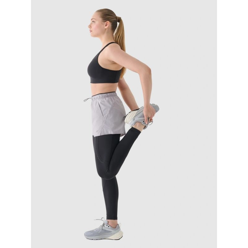 Women's quick-drying running 4F 4FWAW24TFSHF0758-25S short