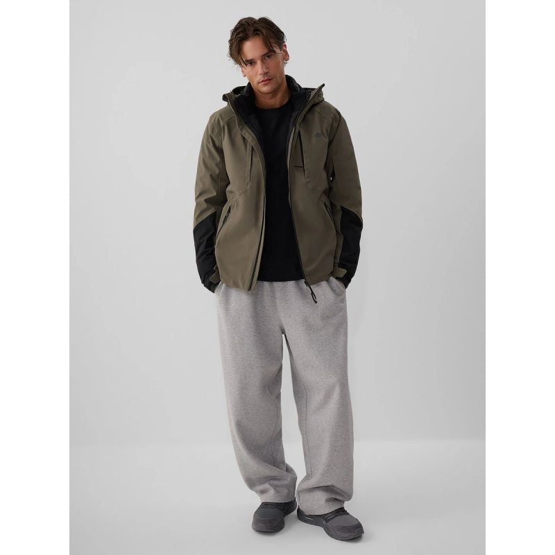 4F Men’s 3-in-1 Winter Jacket with 8000 Membrane kötött sapka 4FRAW26TTJAM1380-43S